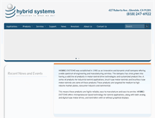 Tablet Screenshot of hybridsys.com